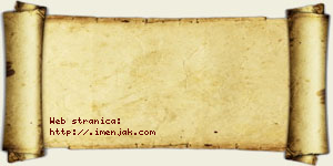 Jovanka Trišović vizit kartica